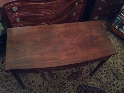 GEORGIAN MAHOGANY LARGE SIDE TABLE OR SERVING TABLE - ADDITIONAL PHOTO 5