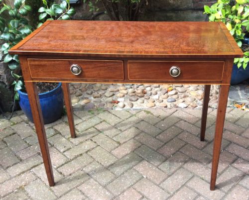 georgian mahogany side table - CATEGORY: ANTIQUE TABLES - DATED 1800