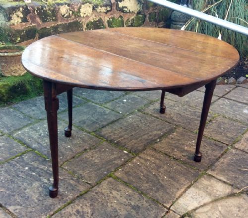 GEORGIAN OVAL OAK DINING TABLE - ADDITIONAL PHOTO 2