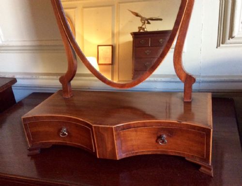 GEORGIAN TOILET OR DRESSING TABLE MIRROR - ADDITIONAL PHOTO 1