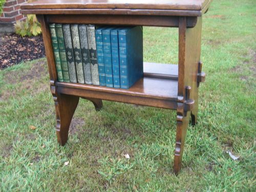 Oak  Folding Top Coffee Table