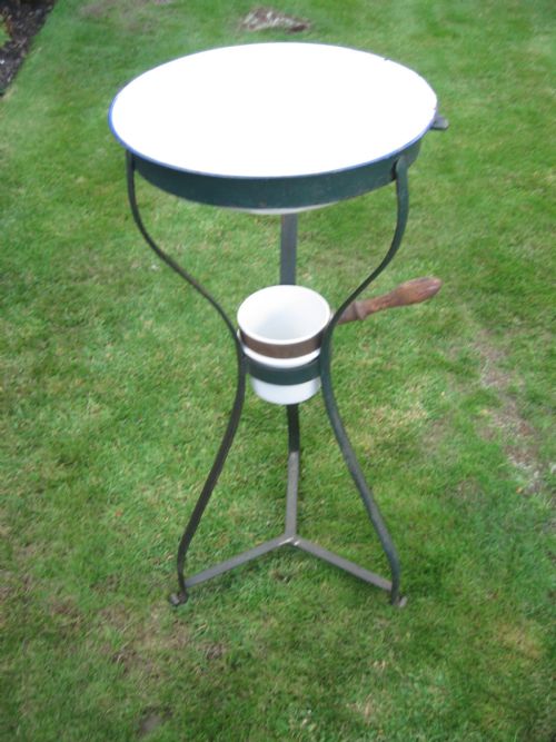 Rustic Enamel , Iron Wash Stand