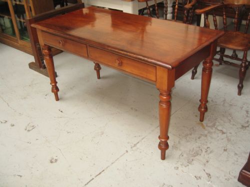 Victorian  Mahogany  Two Drawer Table