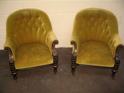 Pair of Victorian Arm Chairs