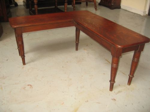 Oak and Beech Corner Stool Bench