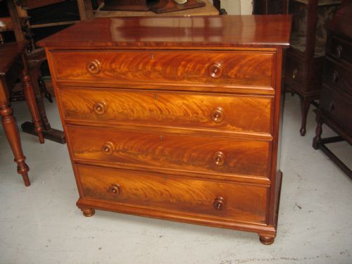Good Victorian Period  Mahogany Chest Drawers
