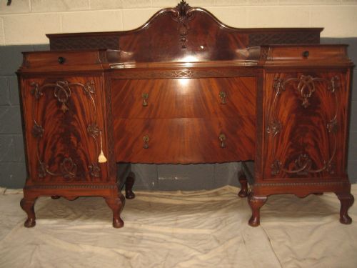 Large  Mahogany  Server Sideboard Dresser