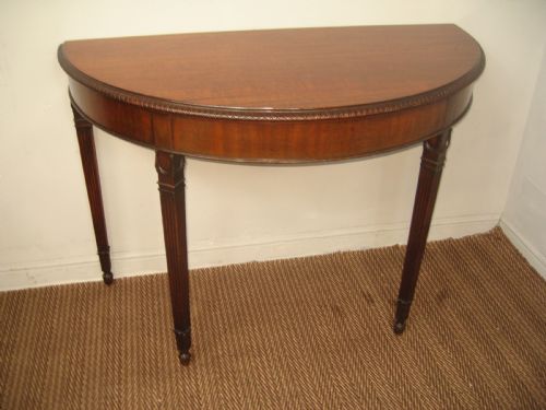 Edwardian Mahogany Side Hall Table