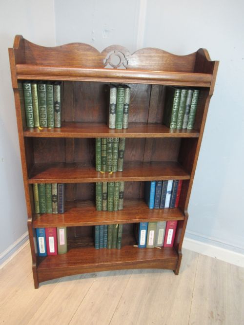 Oak Open Bookcase