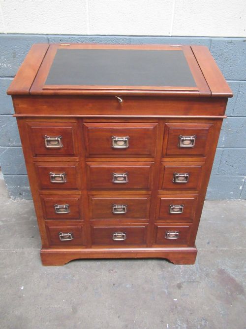 Walnut Bank of Drawers