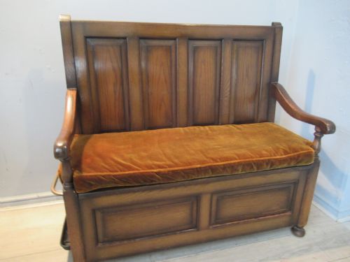 Oak Monks Bench Lid  Seat