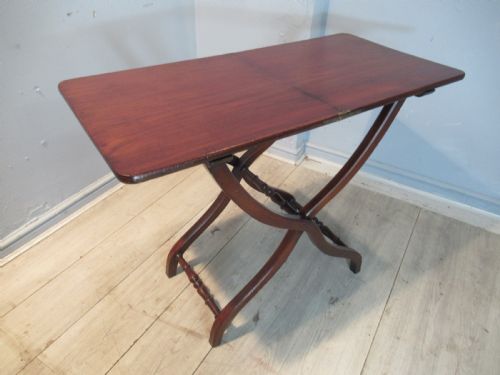 Late Victorian  Folding Coaching Table