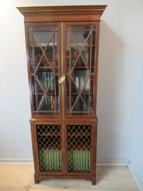 Regency Style Mahogany Bookcase