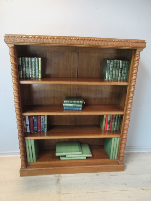 Light Oak Open Bookcase