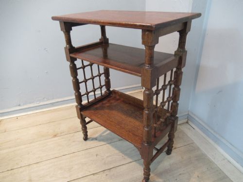 Libertys  Style Oak Open Bookcase/ Side Table