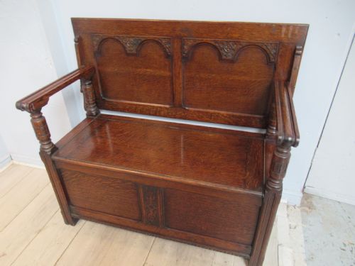 Oak Monks  Bench Seat