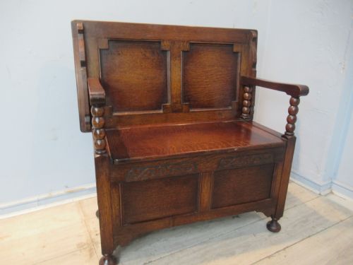 Oak  Monks Bench Seat