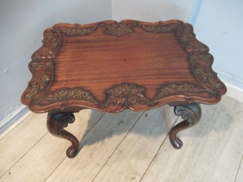 Mahogany Carved Occasional /Coffee Table
