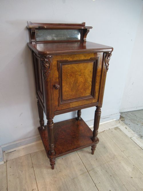 Victorian Burr Walnut  Cabinet/ Cupboard