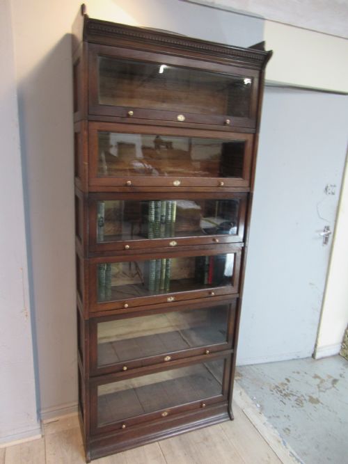 Lebus   Oak  Six Tier Bookcase
