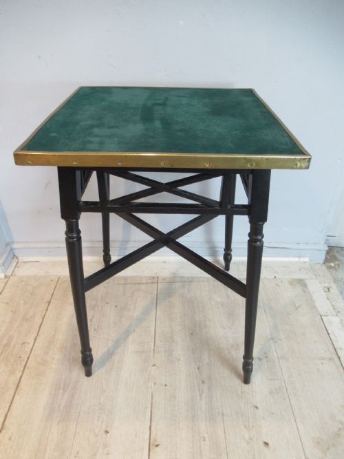 arts and crafts ebonized occasional lamp table - CATEGORY: ANTIQUE TABLES - DATED 1910