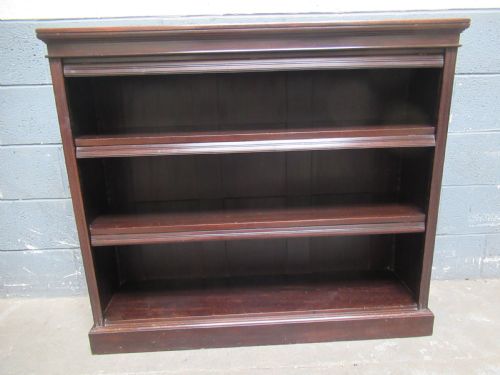 Edwardian    Mahogany  Open Bookcase