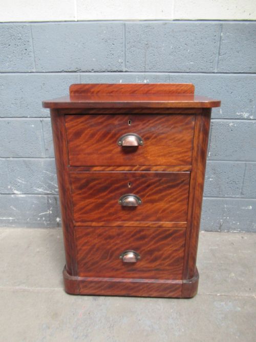 Small Victorian  Three Drawer Chest