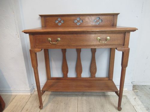 Oak  Arts and Crafts Period  Side  Table