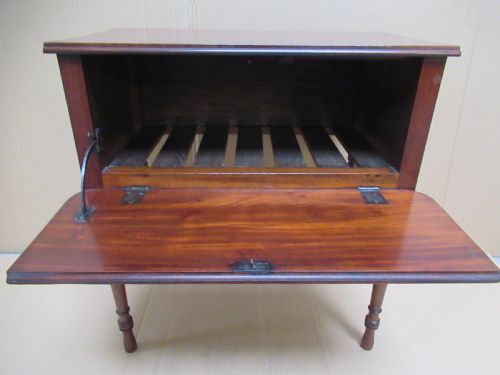 UNUSUAL VICTORIAN DROP FLAP STORAGE TABLE - ADDITIONAL PHOTO 9