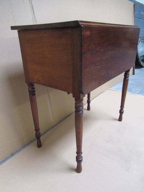 UNUSUAL VICTORIAN DROP FLAP STORAGE TABLE - ADDITIONAL PHOTO 3