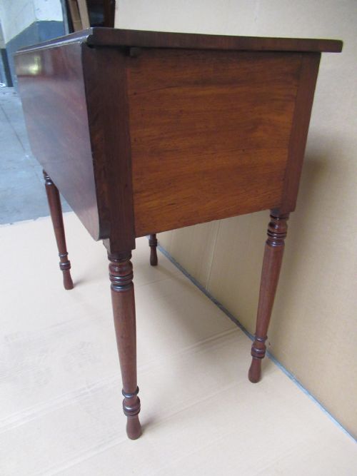 UNUSUAL VICTORIAN DROP FLAP STORAGE TABLE - ADDITIONAL PHOTO 4