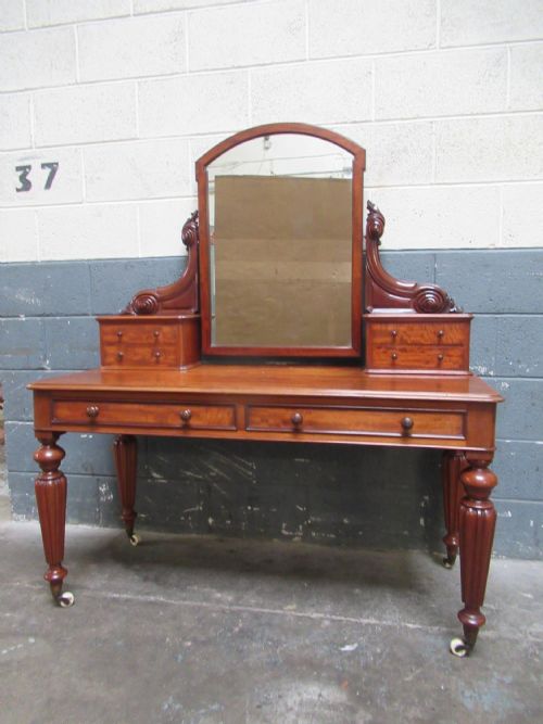 Victorian  Period Mahogany Dressing Table