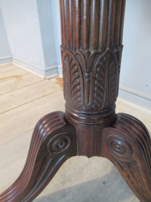 REGENCY PERIOD MARBLE TOP TABLE - ADDITIONAL PHOTO 2