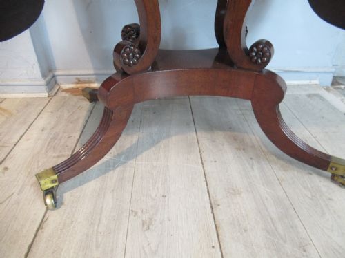 EARLY 19TH CENTURY MAHOGANY SOFA TABLE - ADDITIONAL PHOTO 3
