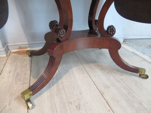 EARLY 19TH CENTURY MAHOGANY SOFA TABLE - ADDITIONAL PHOTO 4