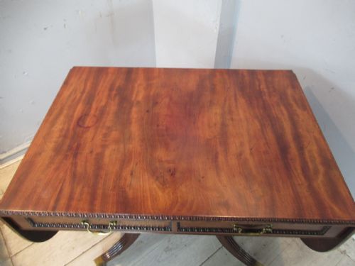 EARLY 19TH CENTURY MAHOGANY SOFA TABLE - ADDITIONAL PHOTO 10