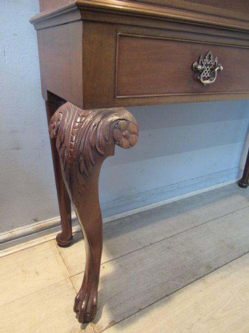 CHIPPENDALE STYLE MAHOGANY BOOKCASE - ADDITIONAL PHOTO 5