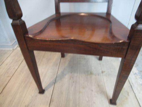 PAIR OF OAK ARM CHAIRS BY J B COCKAYNE SHEFFIELD - ADDITIONAL PHOTO 6