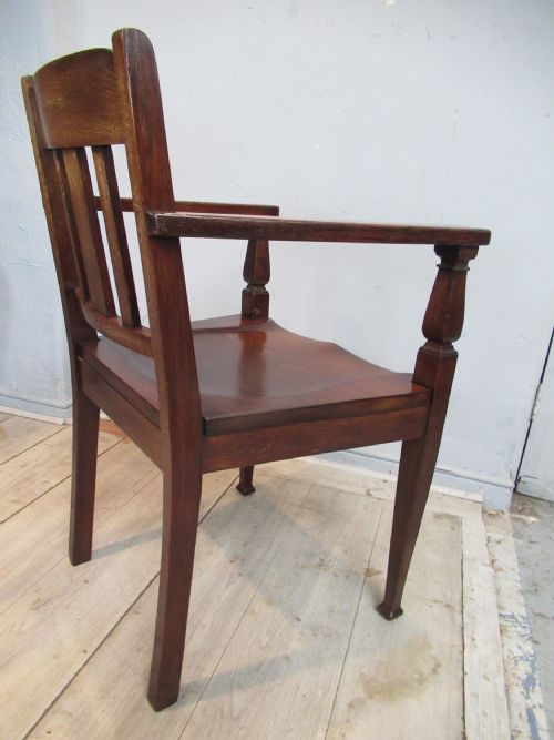 PAIR OF OAK ARM CHAIRS BY J B COCKAYNE SHEFFIELD - ADDITIONAL PHOTO 9