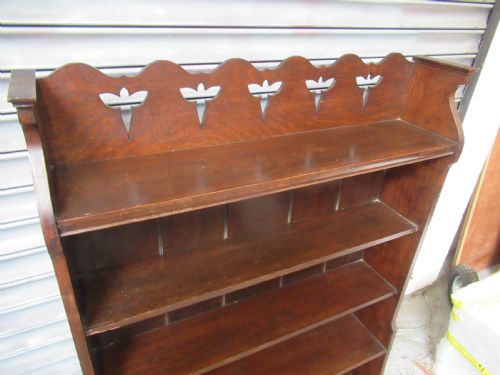 OAK OPEN BOOKCASE - ADDITIONAL PHOTO 1