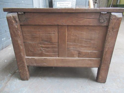 SMALL SIZE 18TH CENTURY OAK KIST - ADDITIONAL PHOTO 5