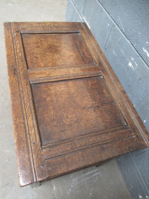 SMALL SIZE 18TH CENTURY OAK KIST - ADDITIONAL PHOTO 6