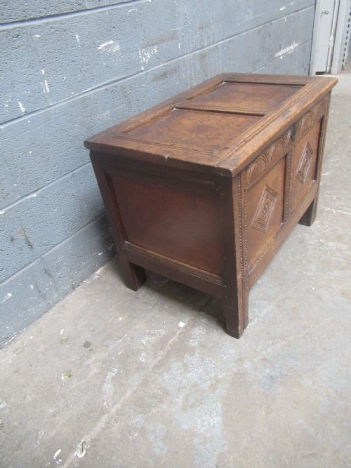 SMALL SIZE 18TH CENTURY OAK KIST - ADDITIONAL PHOTO 4