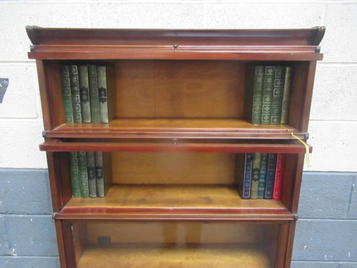A MAHOGANY FIVE TIER BOOKCASE BY AMYL 1910 - ADDITIONAL PHOTO 7