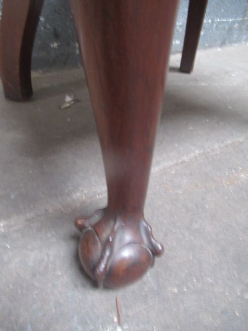1920S MAHOGANY DESK ARM CHAIR - ADDITIONAL PHOTO 4