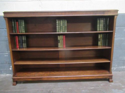 1920s    Oak Open Bookcase
