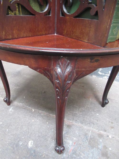 LATE VICTORIAN MAHOGANY REVOLVING BOOKCASE - ADDITIONAL PHOTO 10
