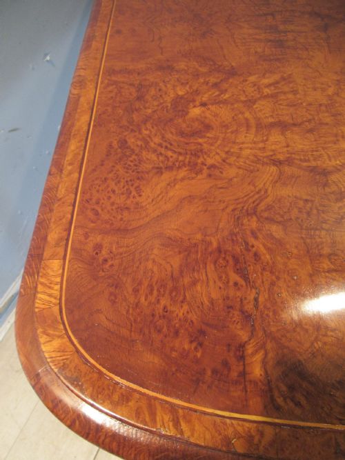 VICTORIAN 1880S BURR OAK SIDE TABLE - ADDITIONAL PHOTO 5