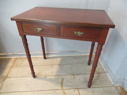 LATE VICTORIAN MAHOGANY SIDE TABLE - ADDITIONAL PHOTO 7