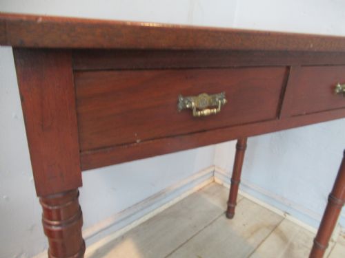 LATE VICTORIAN MAHOGANY SIDE TABLE - ADDITIONAL PHOTO 8